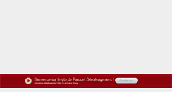 Desktop Screenshot of demenagement-parquet.com