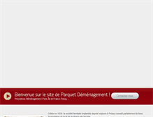Tablet Screenshot of demenagement-parquet.com